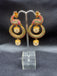 Beautiful and traditional look peacock design chandbali earrings