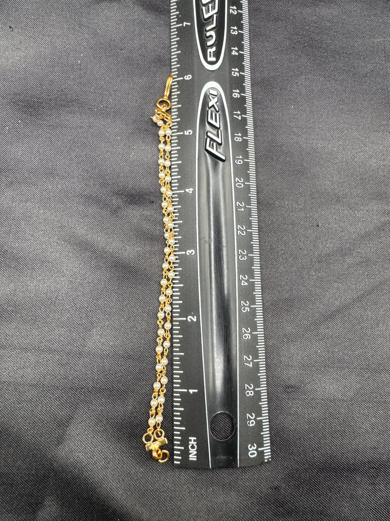 Double line pearls champaswaralu