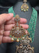 Real emerald beads with unique steps peacock
