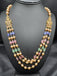 Swarovski pearls with semi-precious multicolor beads