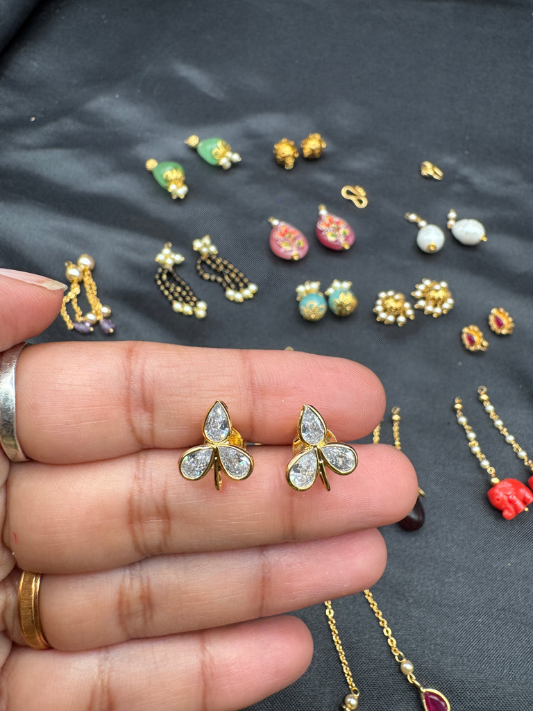 Different design changeable earrings