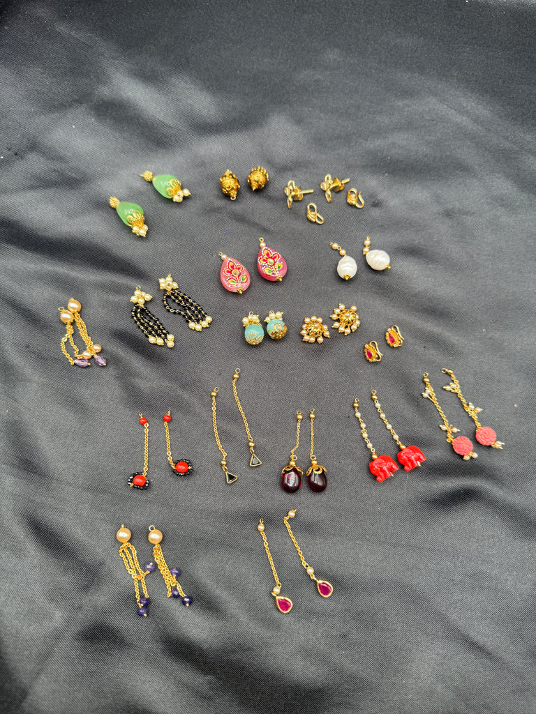 Different design changeable earrings