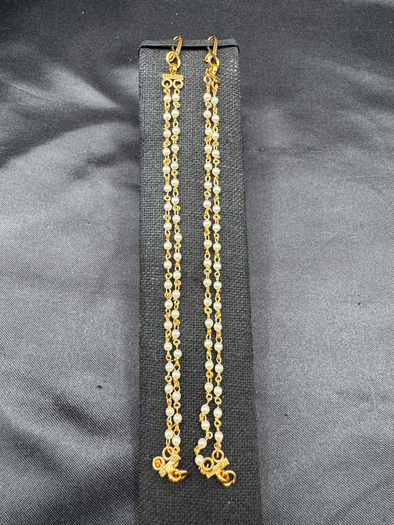 Double line pearls champaswaralu