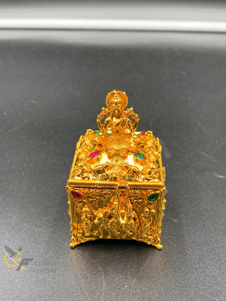 Antique lakshmi kumkum box