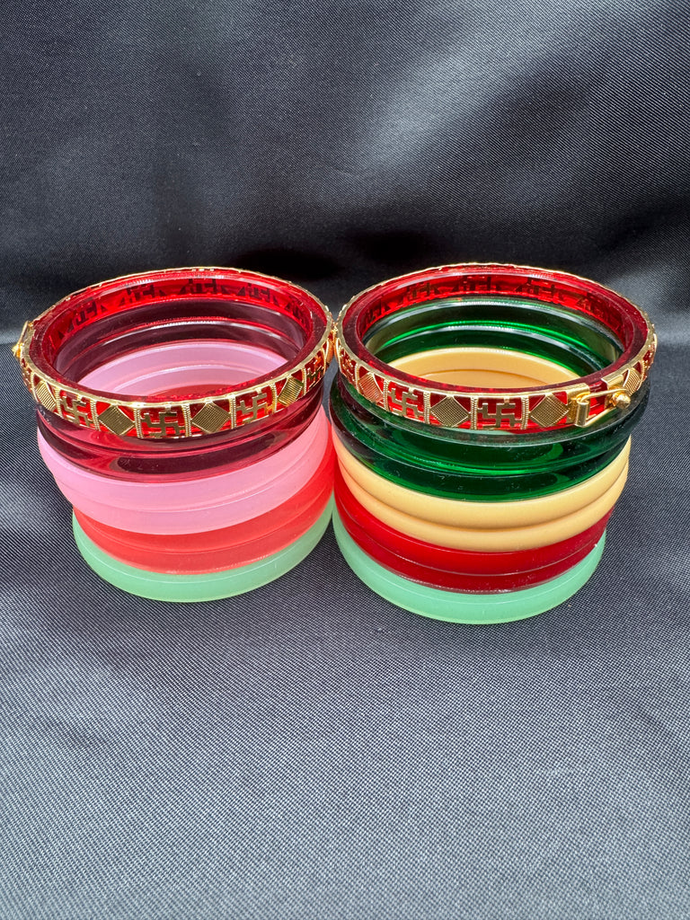 Changeable color bangles