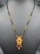 Beautiful and traditional look multicolor Stones pendant with a black bead chain