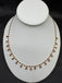 Back diamond beads with cz stones small drop pendant