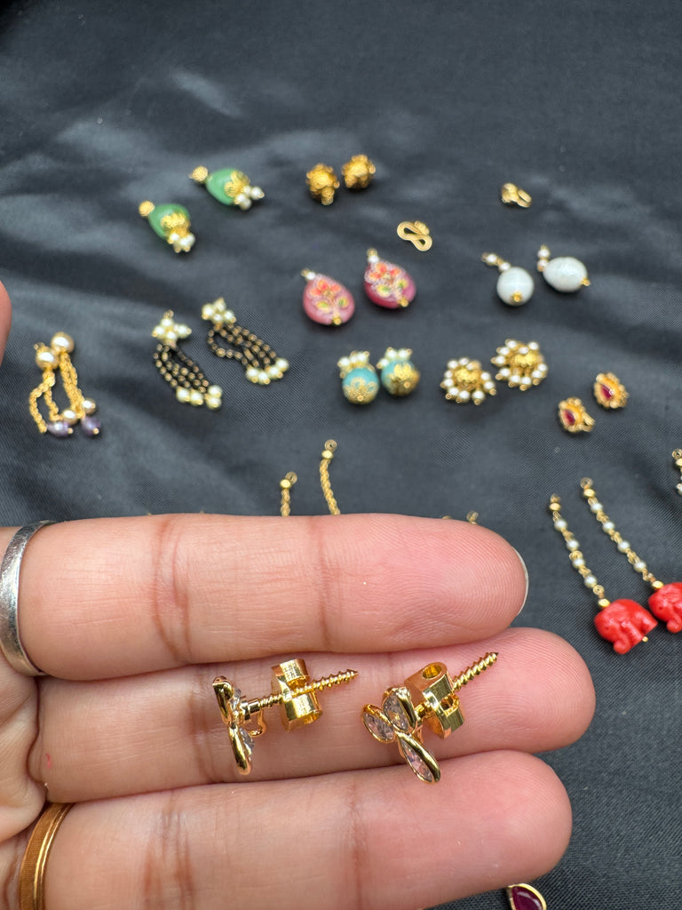 Different design changeable earrings