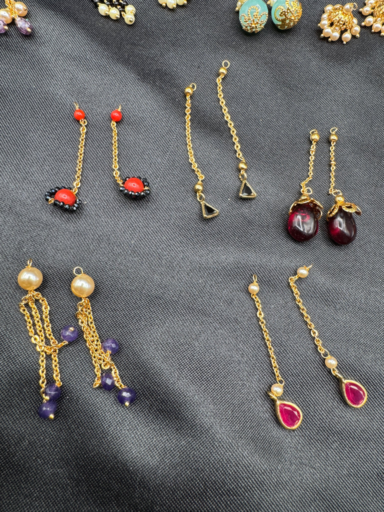 Different design changeable earrings