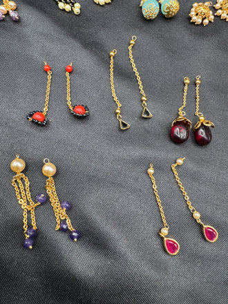 Different design changeable earrings