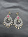 CZ Stones with Pearls big size earrings