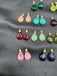 Small changeable drop earrings