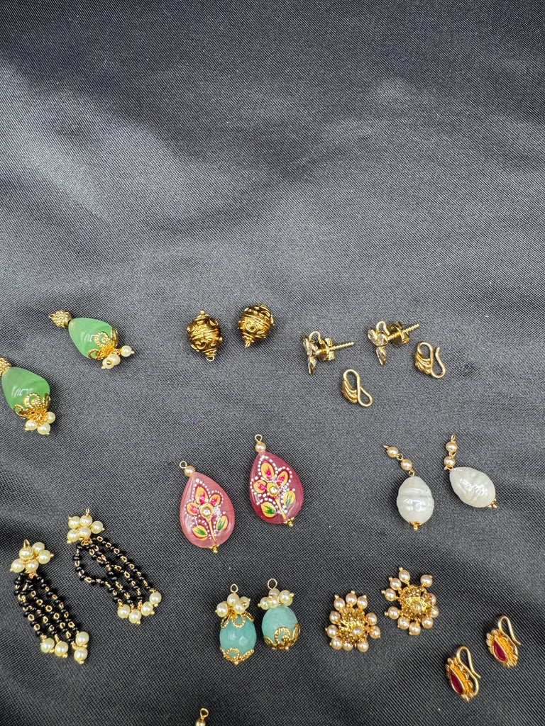 Different design changeable earrings