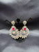 CZ Stones with Pearls big size earrings