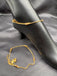 Gold set of 2 Anklets