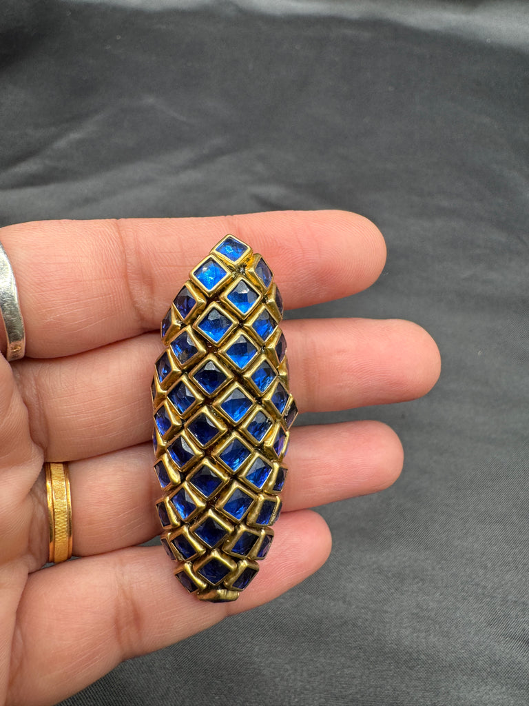 Different colors of Kundan pin/ brooch