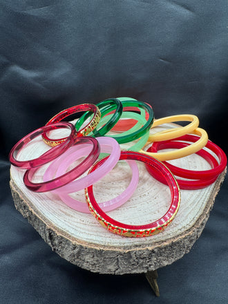 Changeable color bangles