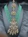Real emerald beads with unique steps peacock