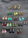 Small changeable drop earrings