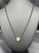 Black bead chain with small cz stones pendant