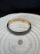 Black & Gold combination side-opening kada bangle/ bracelet