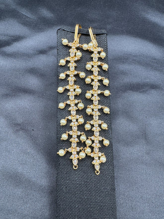 CZ Stone with pearls matilu