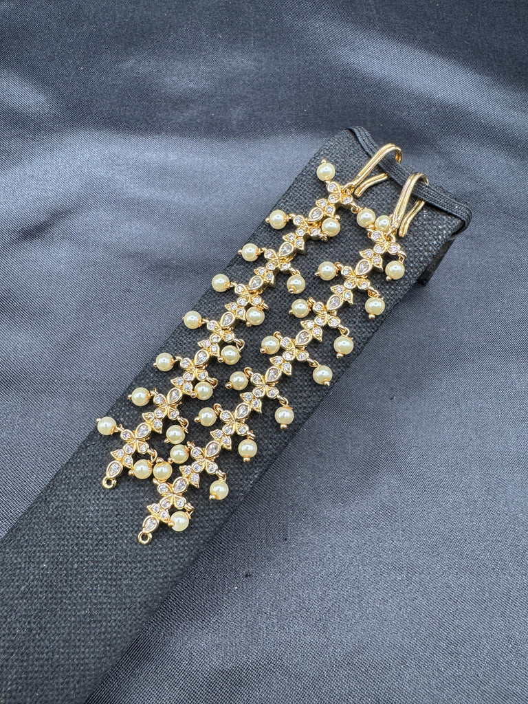 CZ Stone with pearls matilu