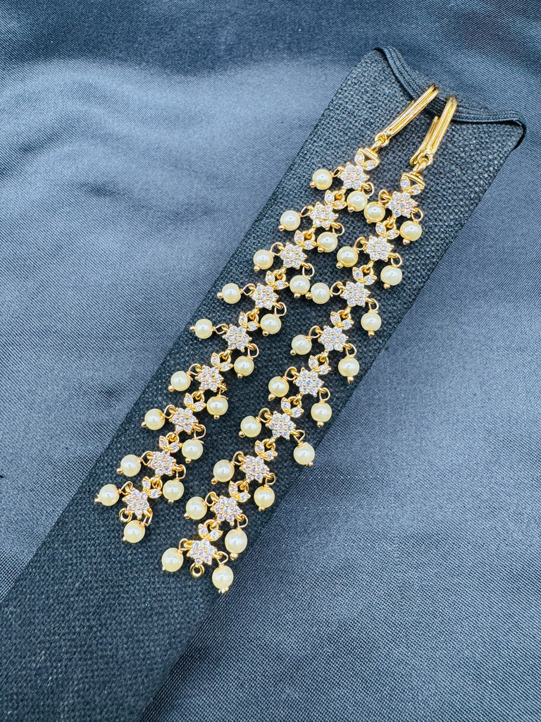 CZ Stones with pearls matilu