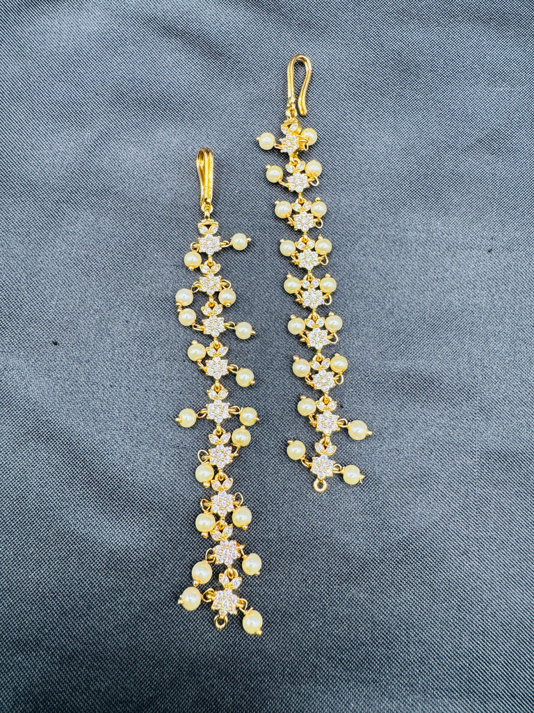 CZ Stones with pearls matilu