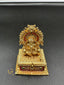 Beautiful multicolor stones with Ganesh print Kumkum & Turmeric box