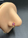 Small flower stones pressing nose pins