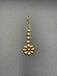 Beautiful flower design kundan stones Tikka - Globus Fashions