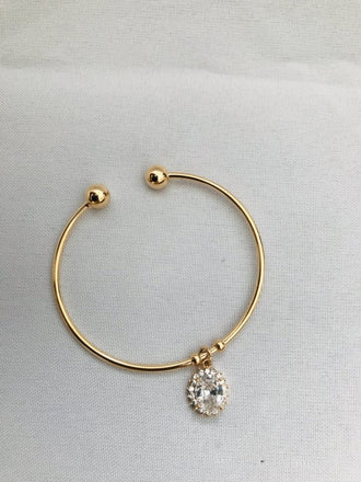 CZ stones locket bracelet - Globus Fashions