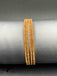 Light brown color stones set of four Bangles