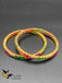 Multicolor stones set of two bangles
