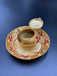 Cute leaf design multicolor stones kumkum and turmeric box