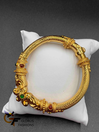 Antique look elegant with multicolor Stones Kada Bangle