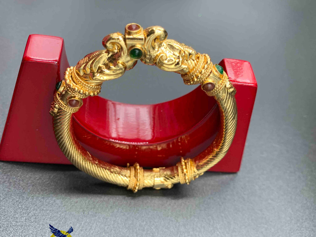 Antique look elegant with multicolor Stones Kada Bangle