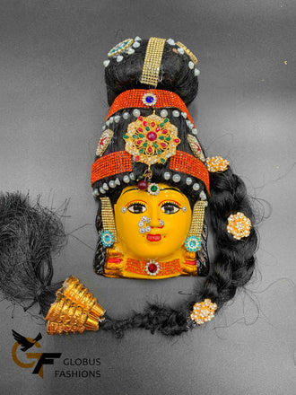 Varalakshmi Devi Face Idol with jewelry