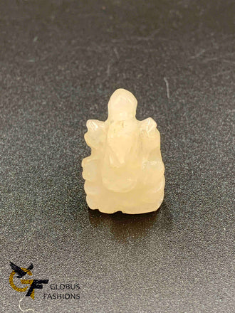White Crystal lord Ganesha Idol