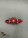 Blue and Red color stones hair clip