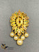 Nice multicolor stones with cz stones hair clip