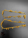 Plain gold with simple design anklets