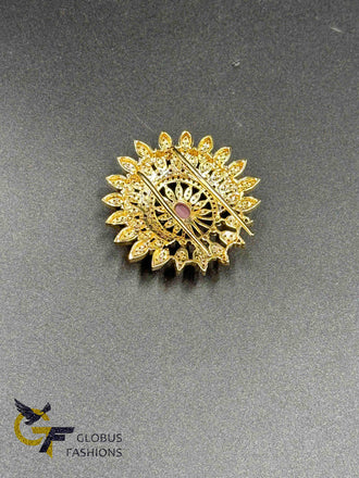 Multicolor stones hair clip