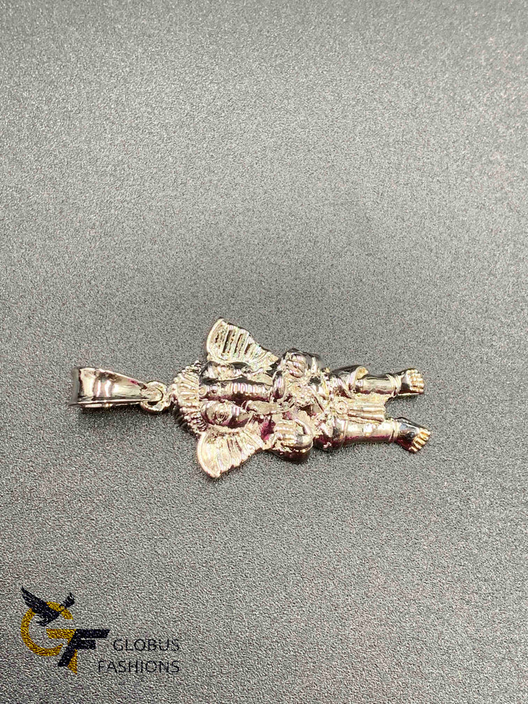 Full silver color lord Ganapathy pendant