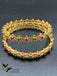 Flower design multicolor stones set of two bangles