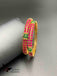 Ruby and emerald set of two bangles