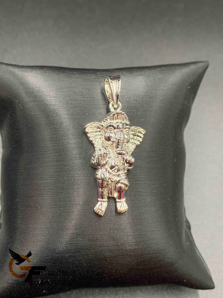 Full silver color lord Ganapathy pendant