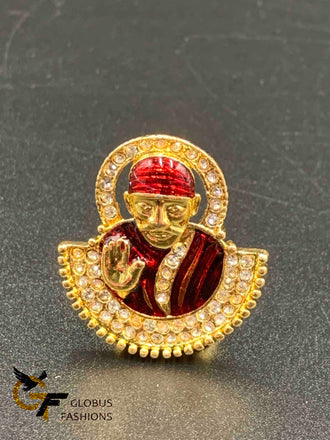 Different color handmade enamel paint Saibaba car idols