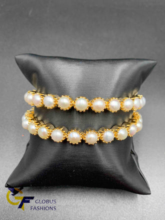 Natural real Pearls Bangles